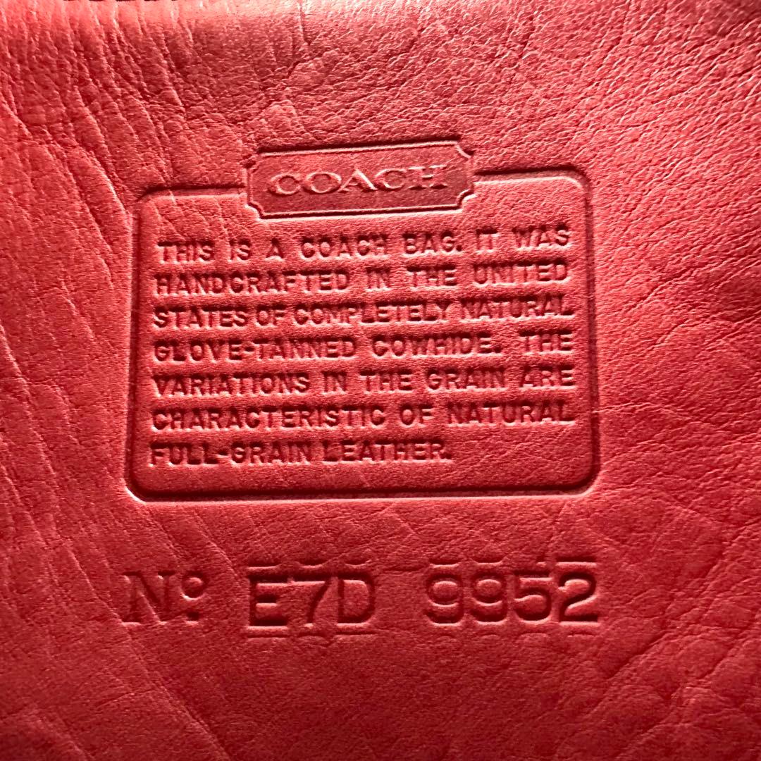 Vintage O L D C O A C H 9952 Drawstring Bucket Bag – Made in USA (Rich Red Leather)