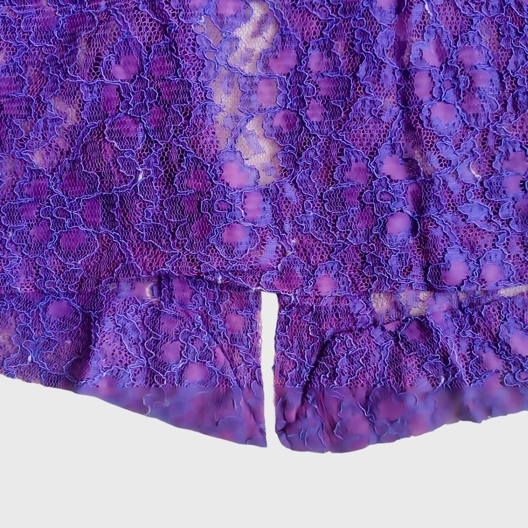 Vintage Purple Kebaya Lace