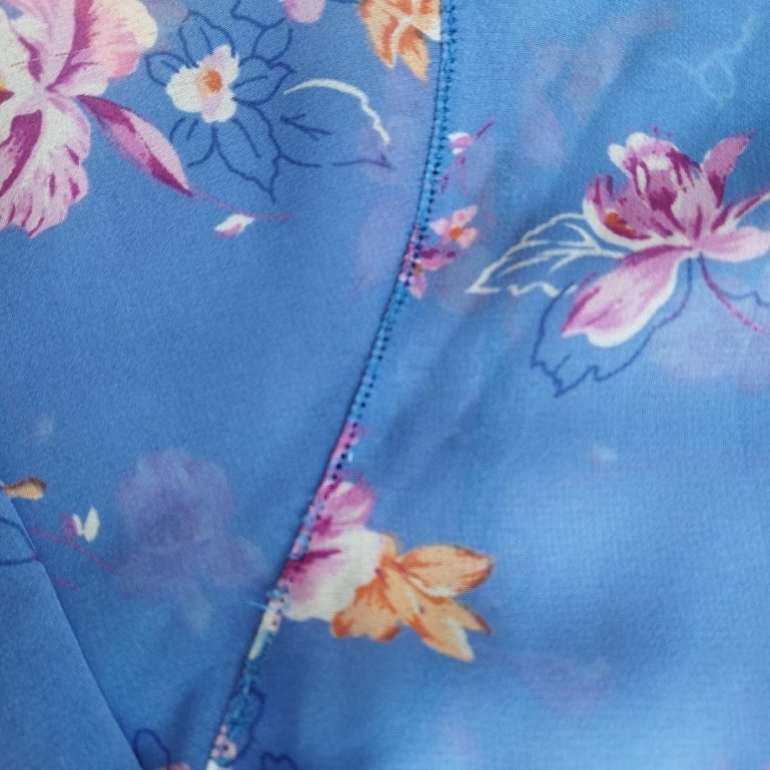 Vintage Kebaya Encim Biru Bunga