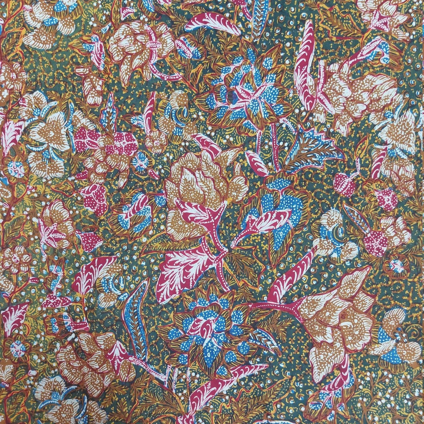 Indonesian Hand Drawn Javanese Saroong Batik Laseman