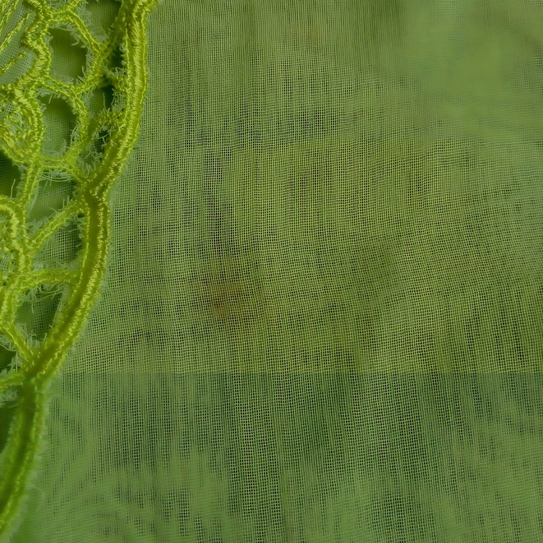 Vintage Neon Green Encim Kebaya