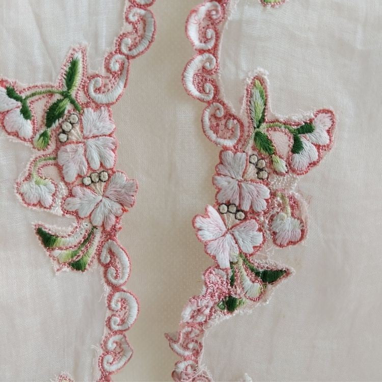 Vintage Blush Pink Encim Kebaya