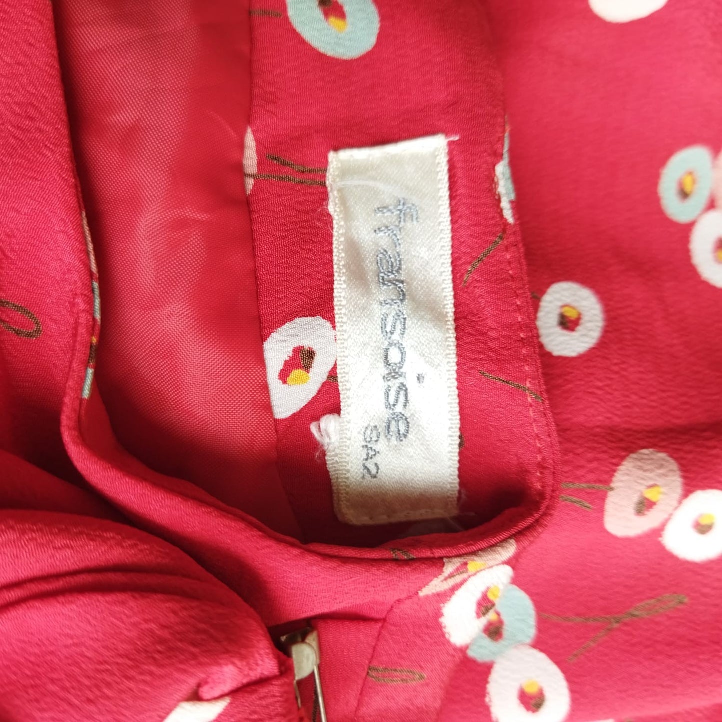 Vintage Red Two Pieces Dress
