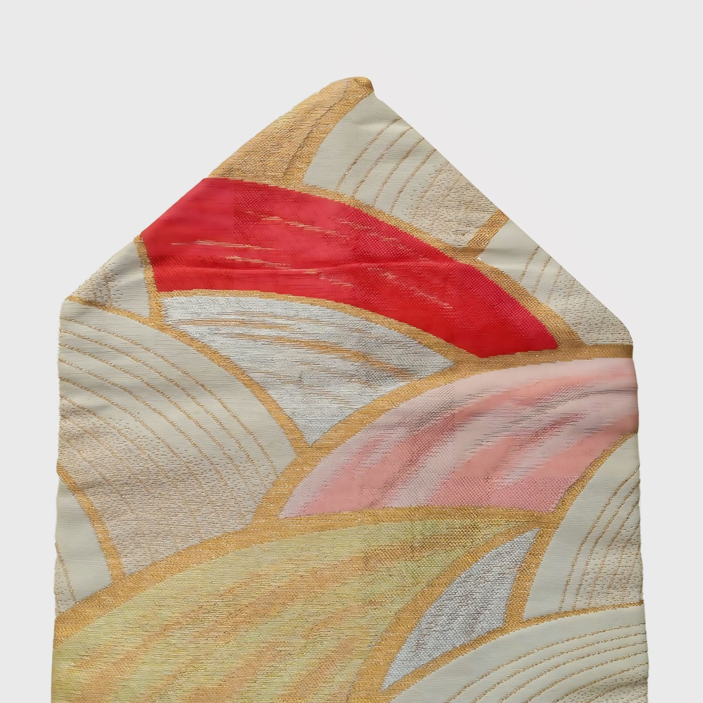 Vintage Japanese Obi In White
