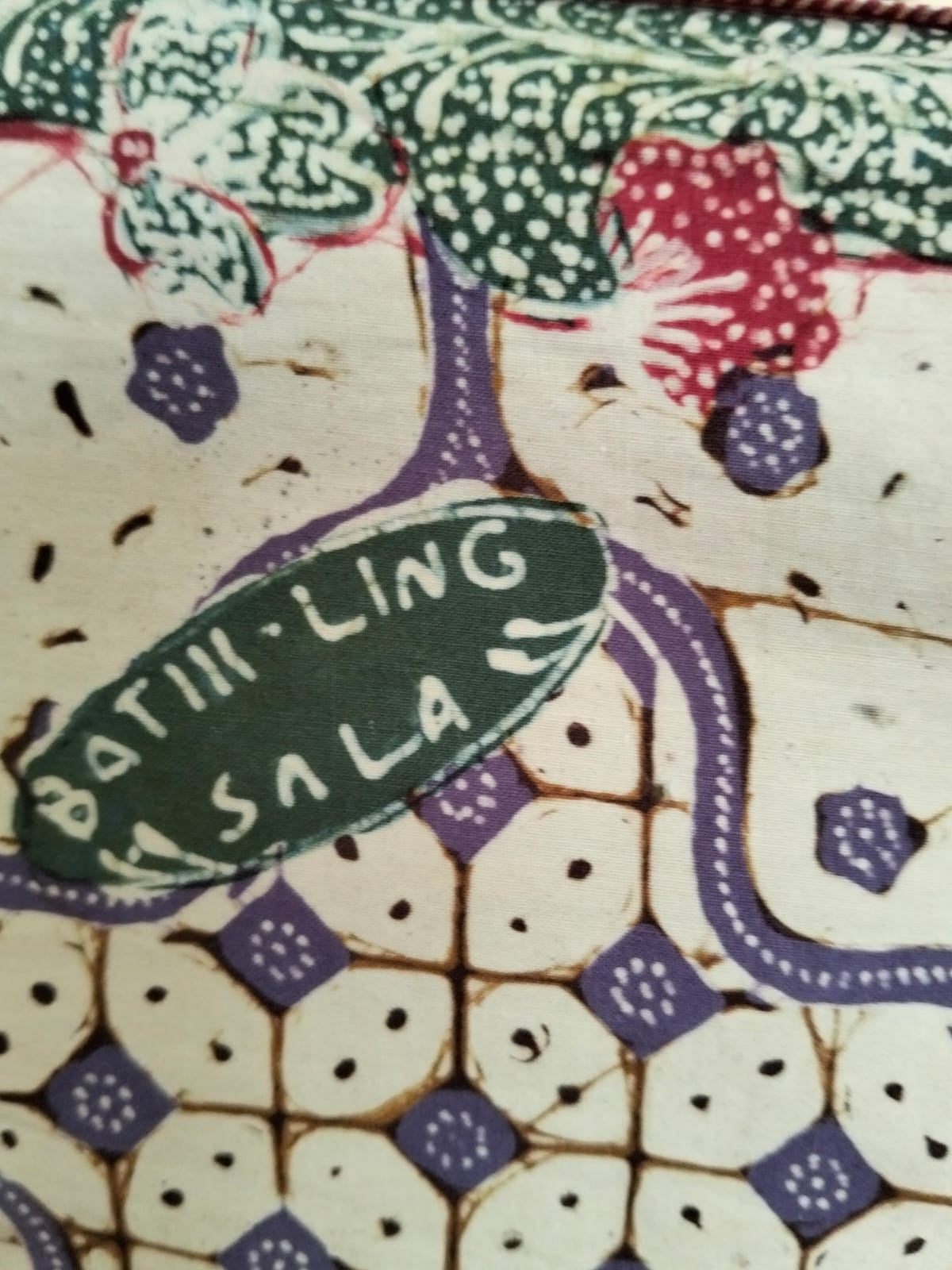 Vintage Peranakan Batik Kain – Ade Baji Pagi Sore Pattern, c.1930s