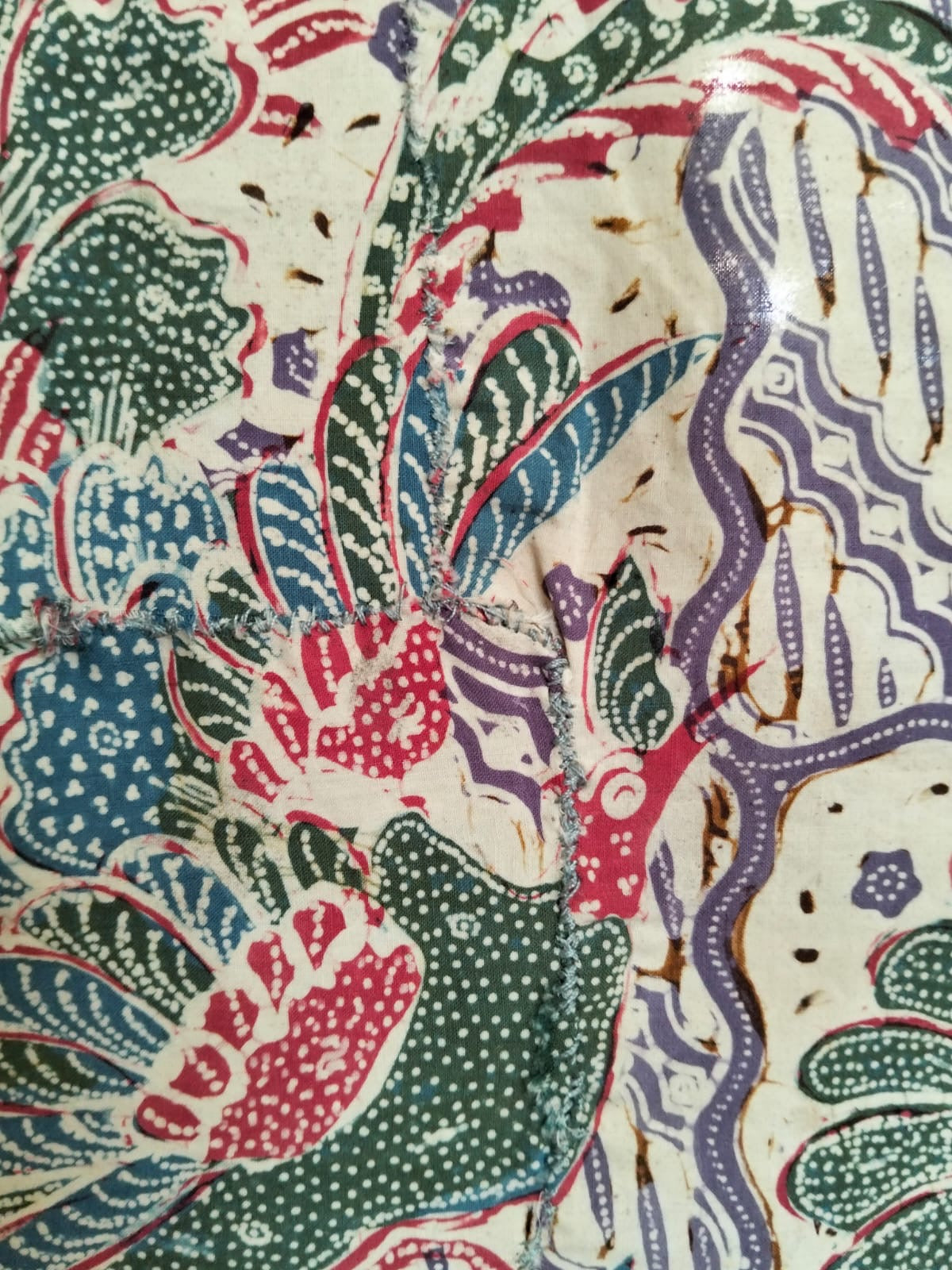 Vintage Peranakan Batik Kain – Ade Baji Pagi Sore Pattern, c.1930s