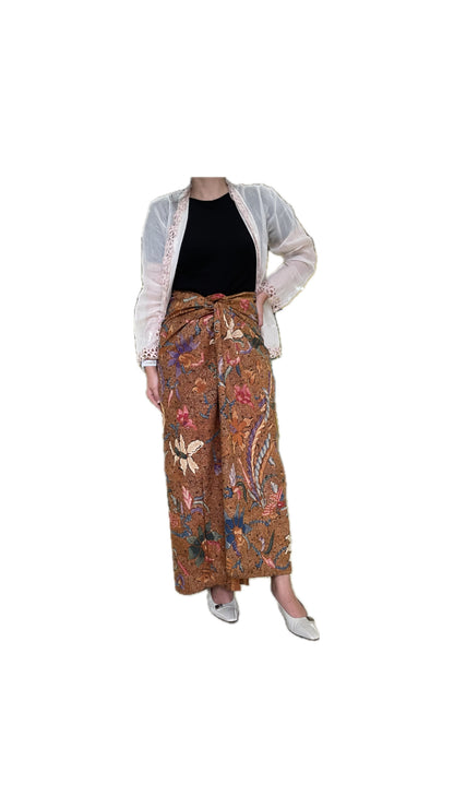 Vintage Batik Tulis Kudus Buketan Lily Flower