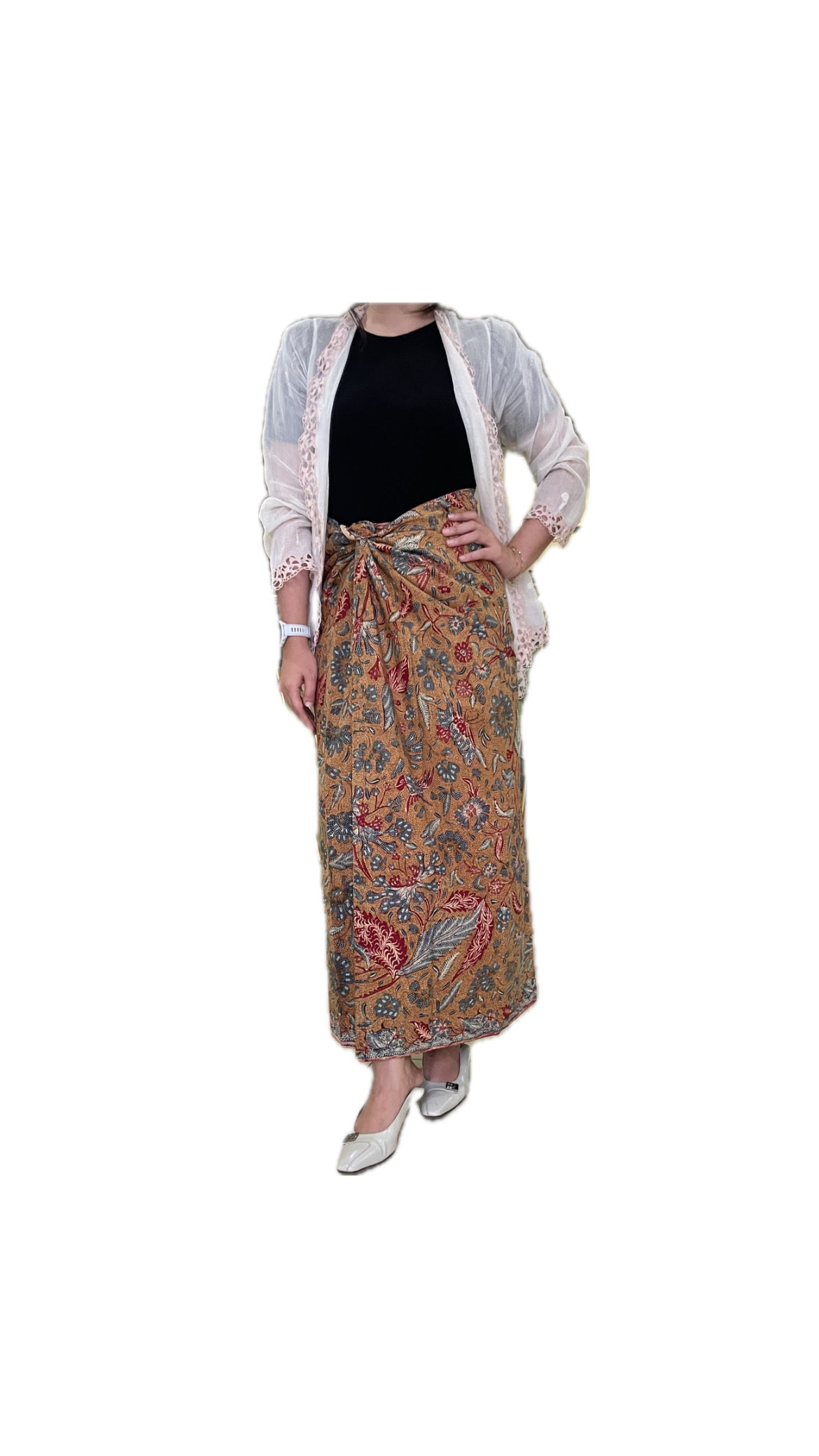 Antique Batik Tulis Tiga Negeri by Tjoa Siang Gwan (3rd Generation) – Peranakan Hand-Drawn Masterpiece – Vintage Indonesian Batik Textile
