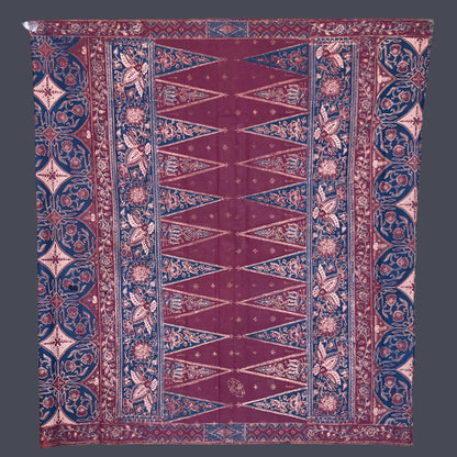 Vintage Bangbiron Tjap Tjeut Batik Sarong, 1940s Indonesian Textile