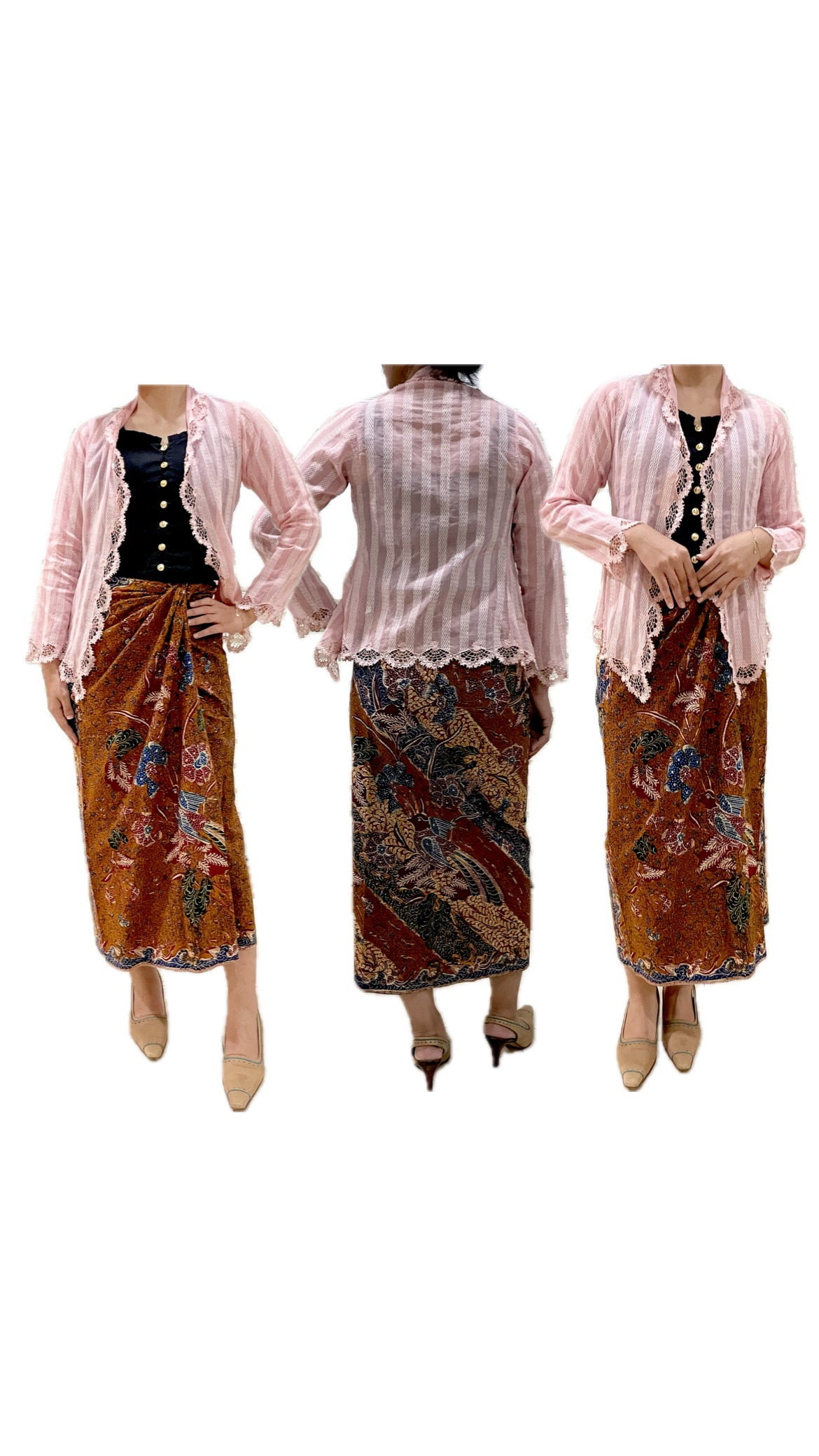 Vintage Semarang Batik Sarong – Indonesian Textile, c. 1990s