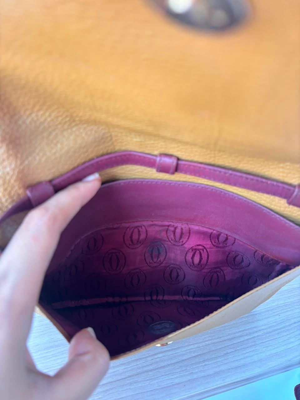 Vintage Must de Cartier Bicolour Shoulder Bag
