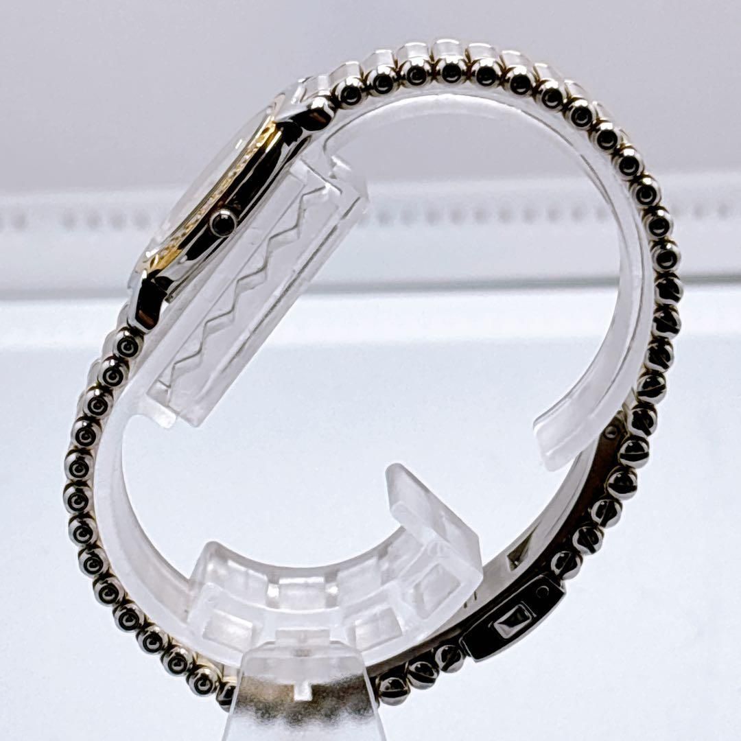 S E I K O C R E D O R 5A70-0210 Diamond Bezel Two-Tone Quartz Dress Watch
