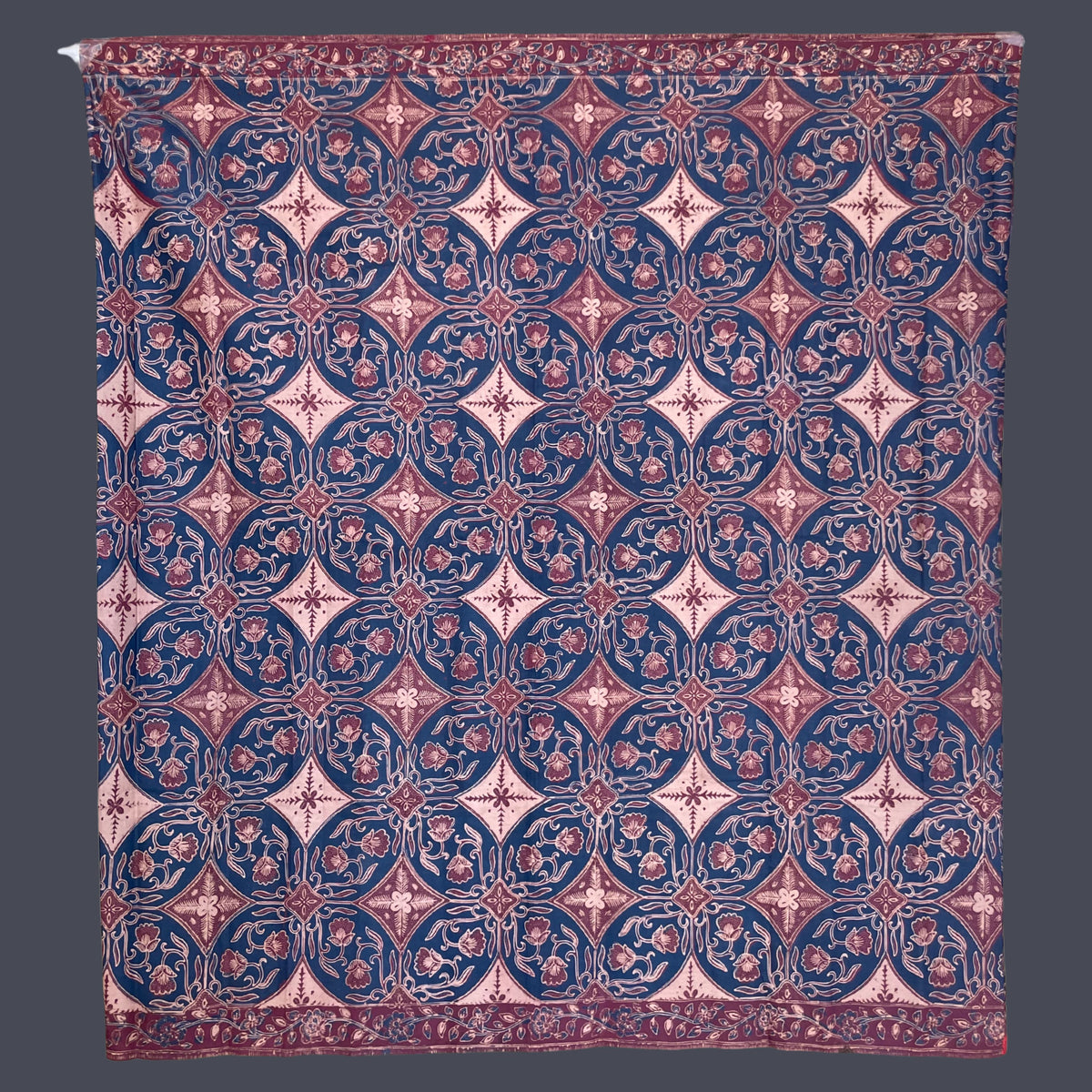 Vintage Bangbiron Tjap Tjeut Batik Sarong, 1940s Indonesian Textile