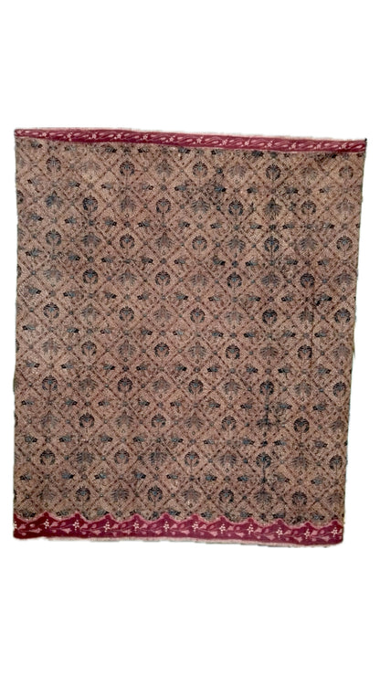 Vintage Dutch-Style Gringsing Batik Sarong from the 1890s