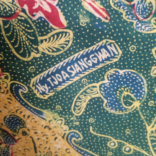 Vintage Batik Tulis Tiga Negeri "Tumpal Dlarang Gian Joe" by Tjoa Siang Gwan