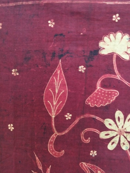 Vintage Dutch-Style Gringsing Batik Sarong from the 1890s