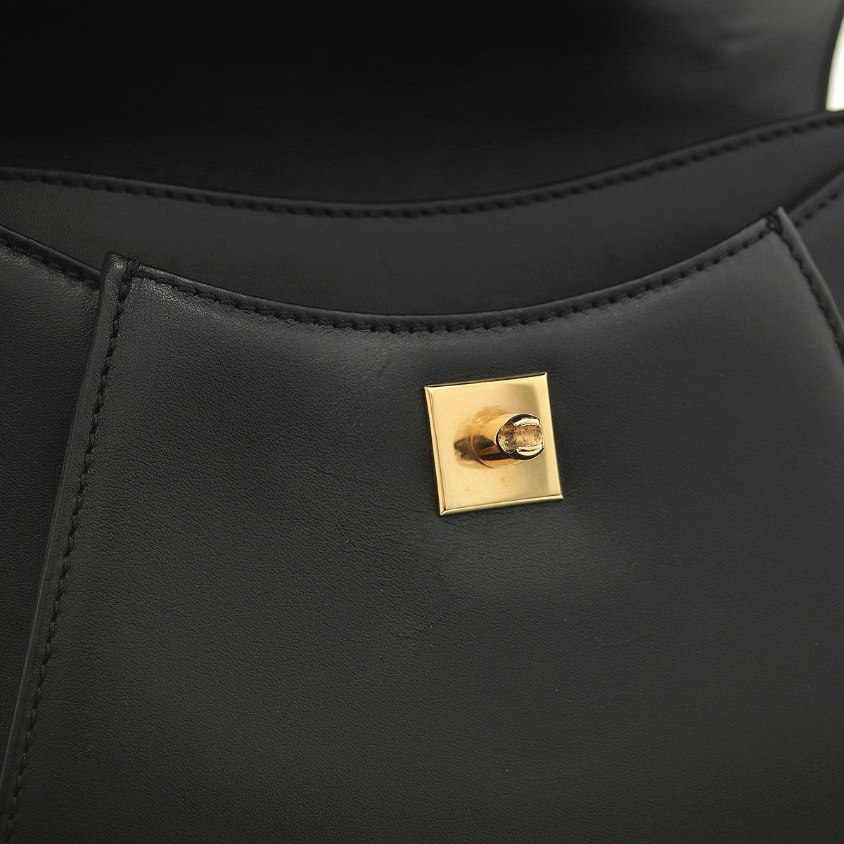 Authentic Cartier Panthère de Cartier Leather Handbag - Black &amp; Gold