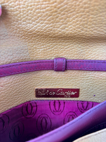 Vintage Must de Cartier Bicolour Shoulder Bag