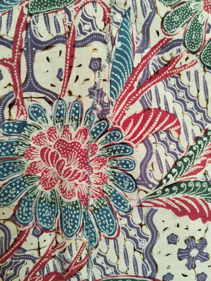 Vintage Peranakan Batik Kain – Ade Baji Pagi Sore Pattern, c.1930s