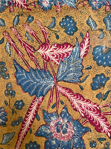Exquisite Vintage 1950s Batik Tiga Negeri – Authentic Hand-Drawn Masterpiece
