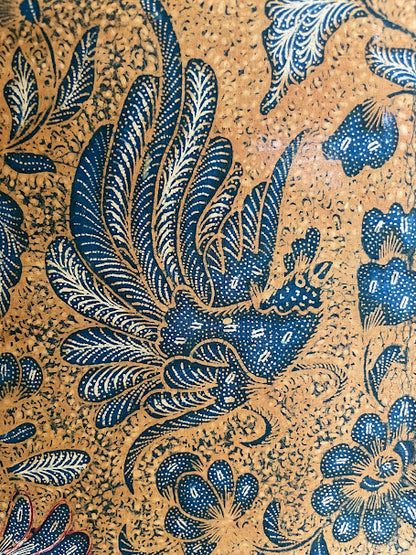 Exquisite Vintage 1950s Batik Tiga Negeri – Authentic Hand-Drawn Masterpiece
