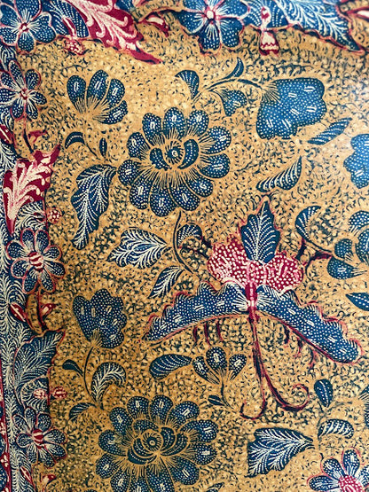 Exquisite Vintage 1950s Batik Tiga Negeri – Authentic Hand-Drawn Masterpiece