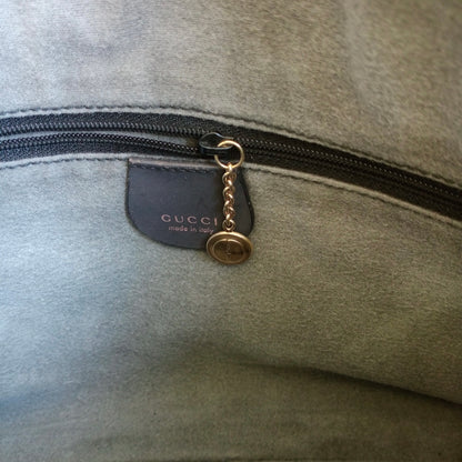 1990s Bamboo Gray Suede Two Ways Bag
