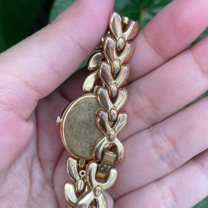 1980s 2P20-6190 Gold Accent Watch