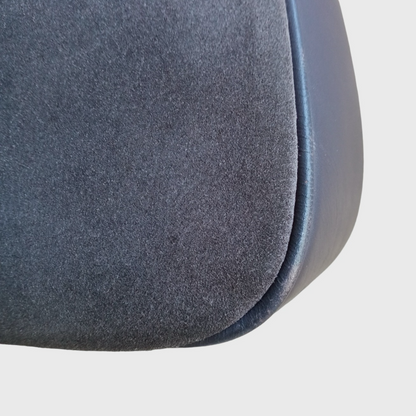 1990s Bamboo Gray Suede Two Ways Bag