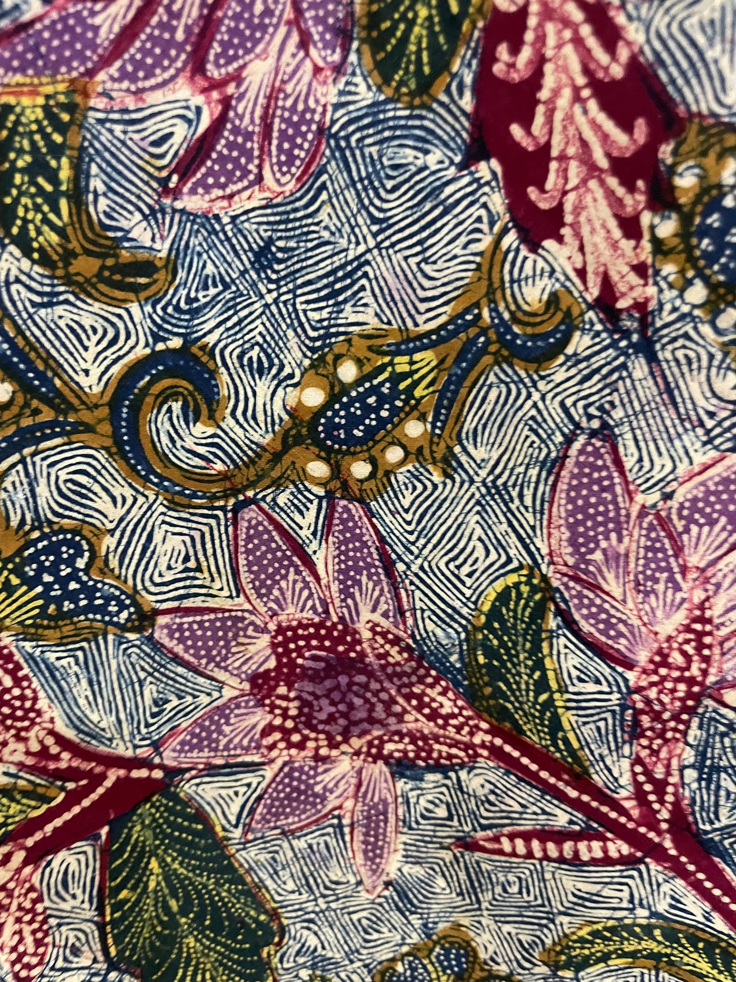 Batik Tulis Tiga Negeri Baby Blue Signed Tjoa Siang Swie
