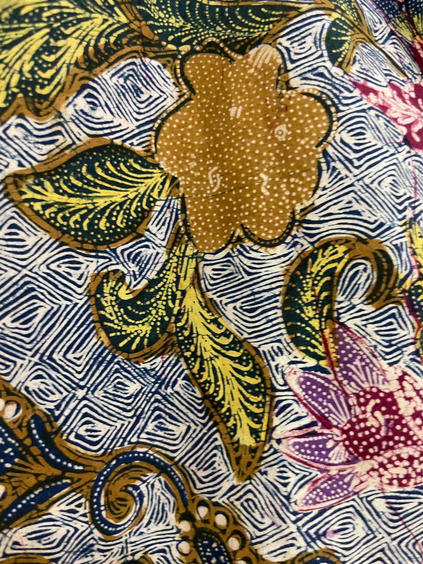Batik Tulis Tiga Negeri Baby Blue Signed Tjoa Siang Swie