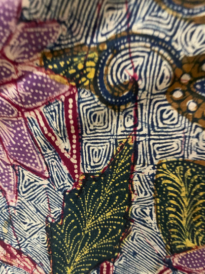 Batik Tulis Tiga Negeri Baby Blue Signed Tjoa Siang Swie