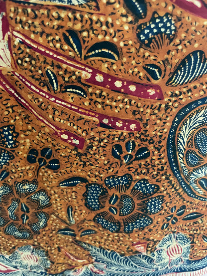 Vintage Batik Tulis Tiga Negeri “Waru Halus” by Tjoa Tjoen Tiang (Totot) – Second Generation Peranakan Masterpiece