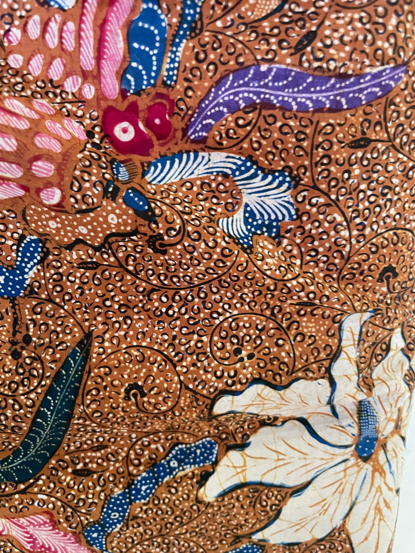 Vintage Batik Tulis Kudus Buketan Lily Flower