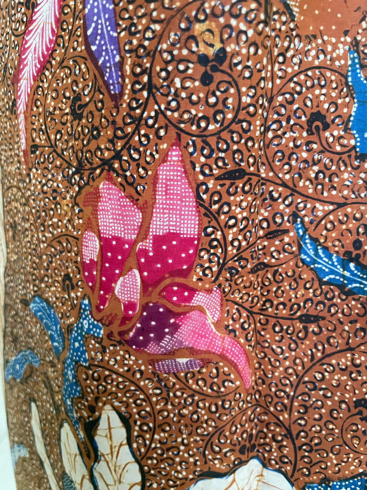 Vintage Batik Tulis Kudus Buketan Lily Flower