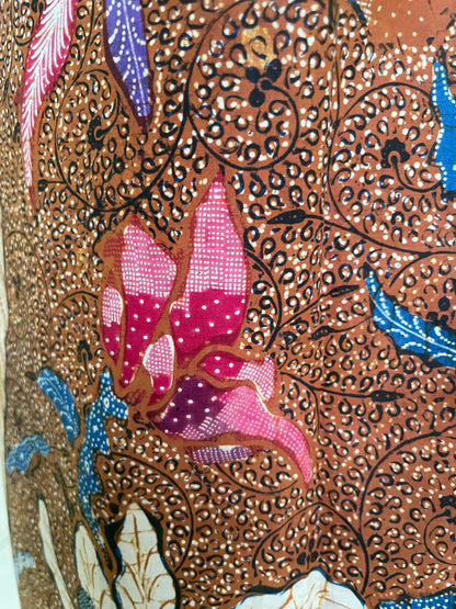 Vintage Batik Tulis Kudus Buketan Lily Flower