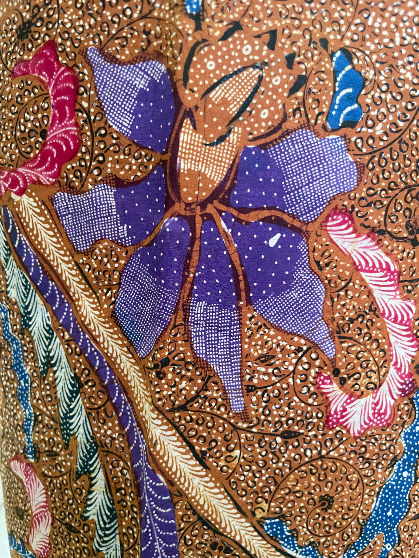 Vintage Batik Tulis Kudus Buketan Lily Flower