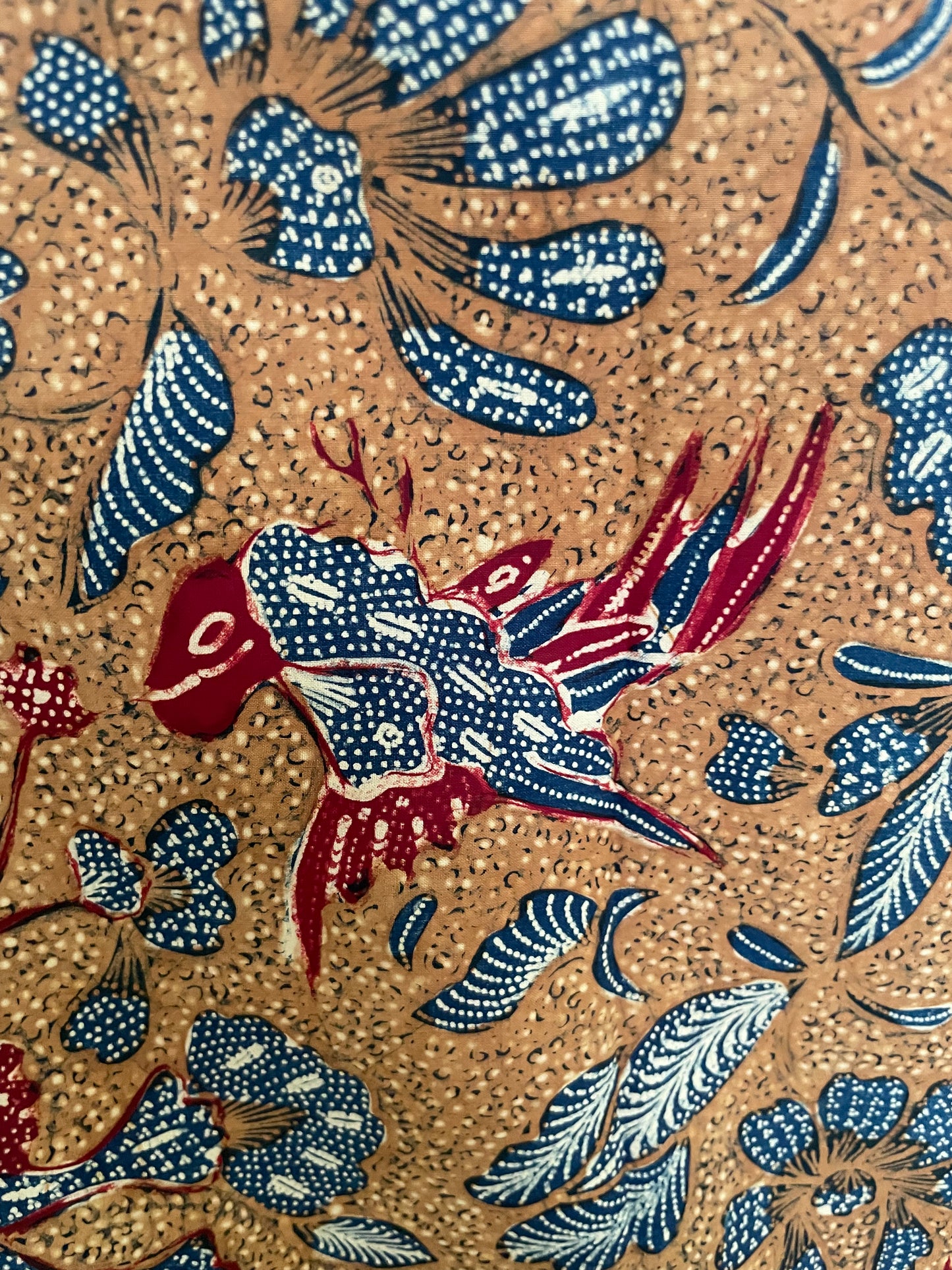Antique Batik Tulis Tiga Negeri by Tjoa Siang Gwan (3rd Generation) – Peranakan Hand-Drawn Masterpiece – Vintage Indonesian Batik Textile