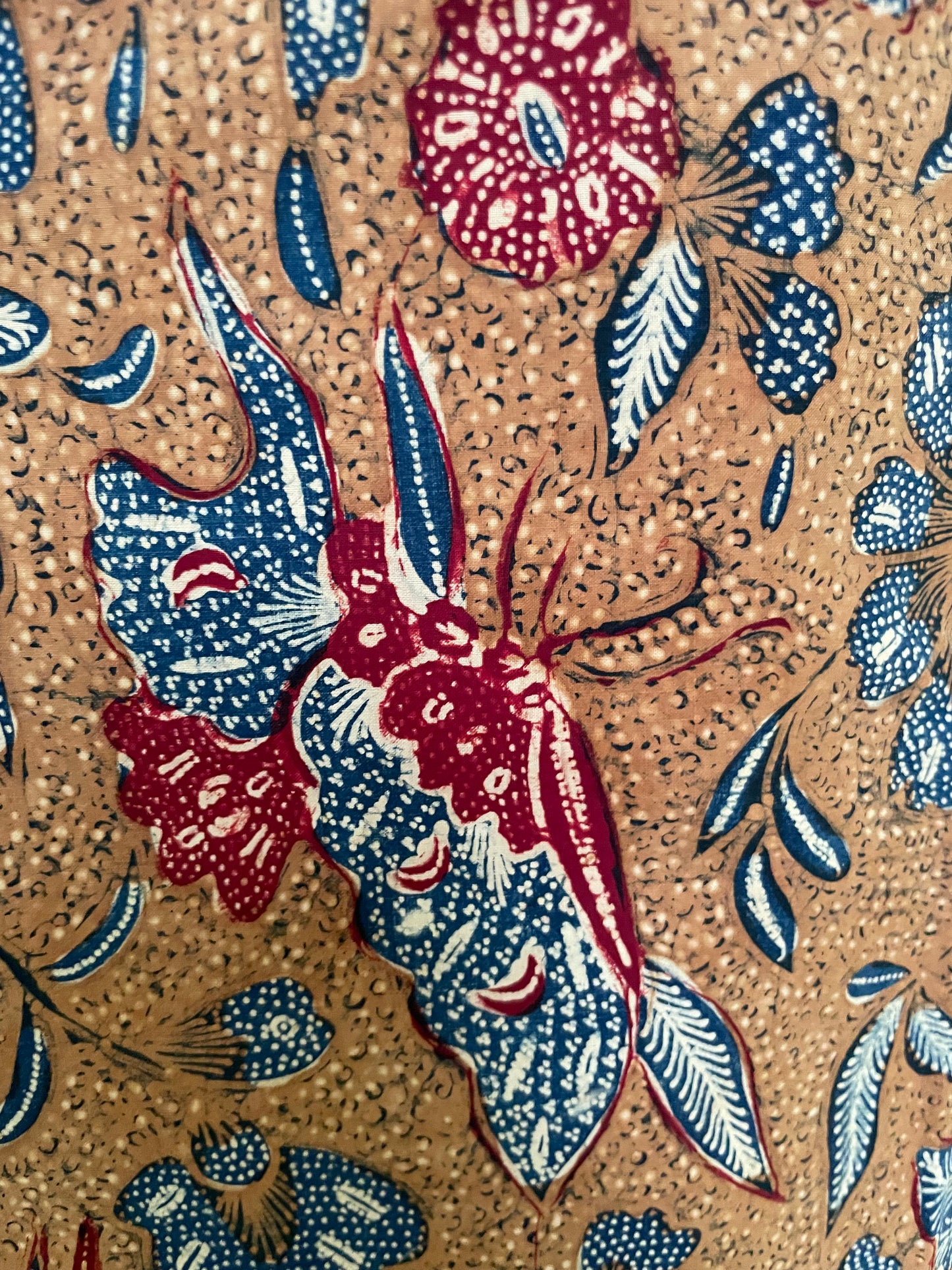 Antique Batik Tulis Tiga Negeri by Tjoa Siang Gwan (3rd Generation) – Peranakan Hand-Drawn Masterpiece – Vintage Indonesian Batik Textile
