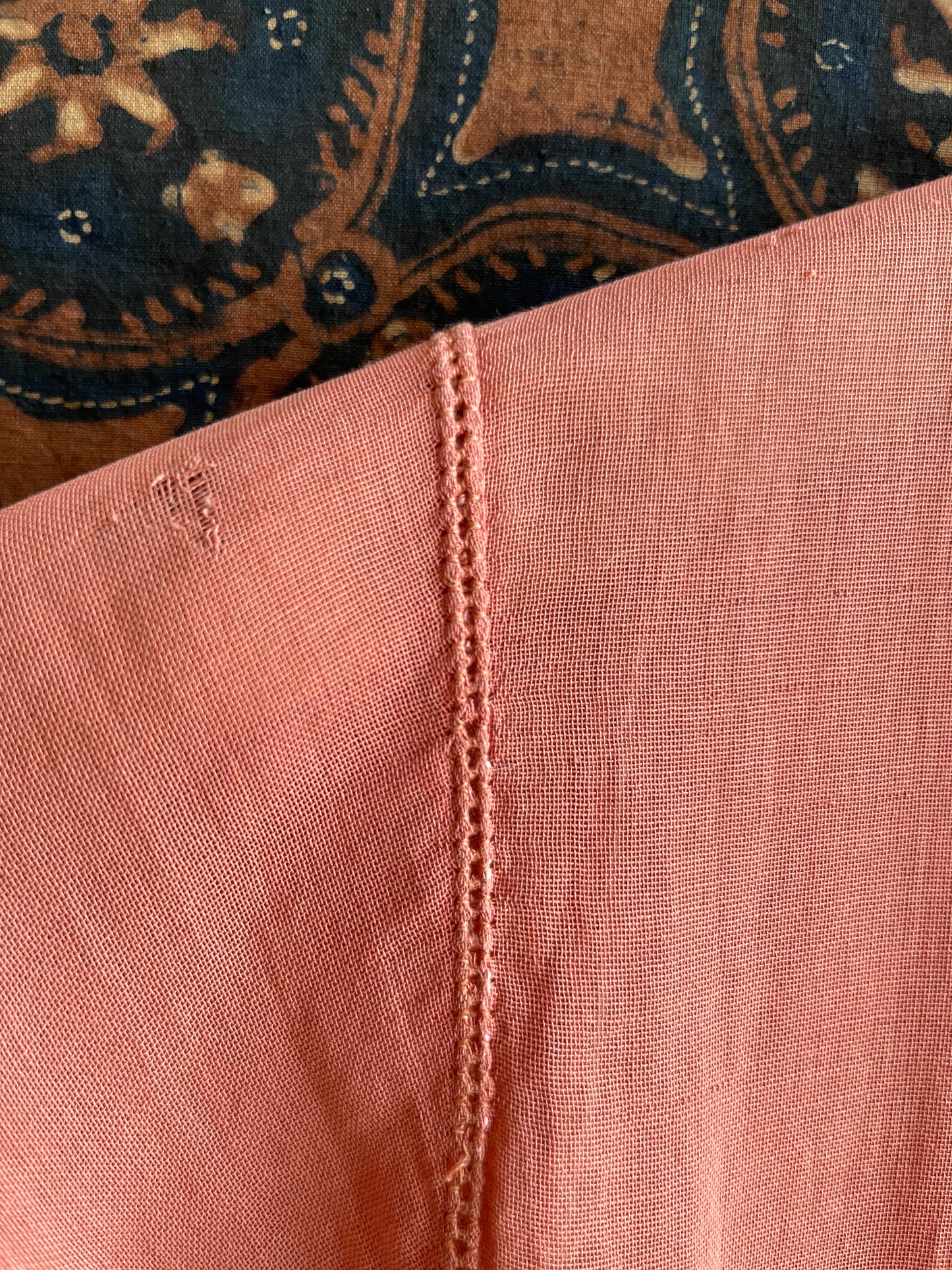 (S) Orange Old Encim Kebaya with Embroidery – Classic Charm with a Timeless Story Kebaya Encim Lawas Oranye Bordir – Pesona Klasik dengan Kisah Waktu