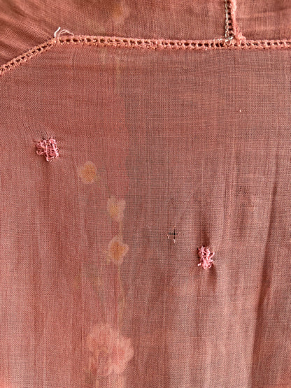 (S) Orange Old Encim Kebaya with Embroidery – Classic Charm with a Timeless Story Kebaya Encim Lawas Oranye Bordir – Pesona Klasik dengan Kisah Waktu