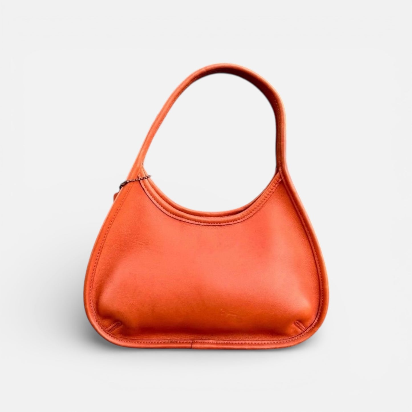 Rare 90s Vintage Old Coach Ergo Mini Satchel – Made in USA (Tangerine)