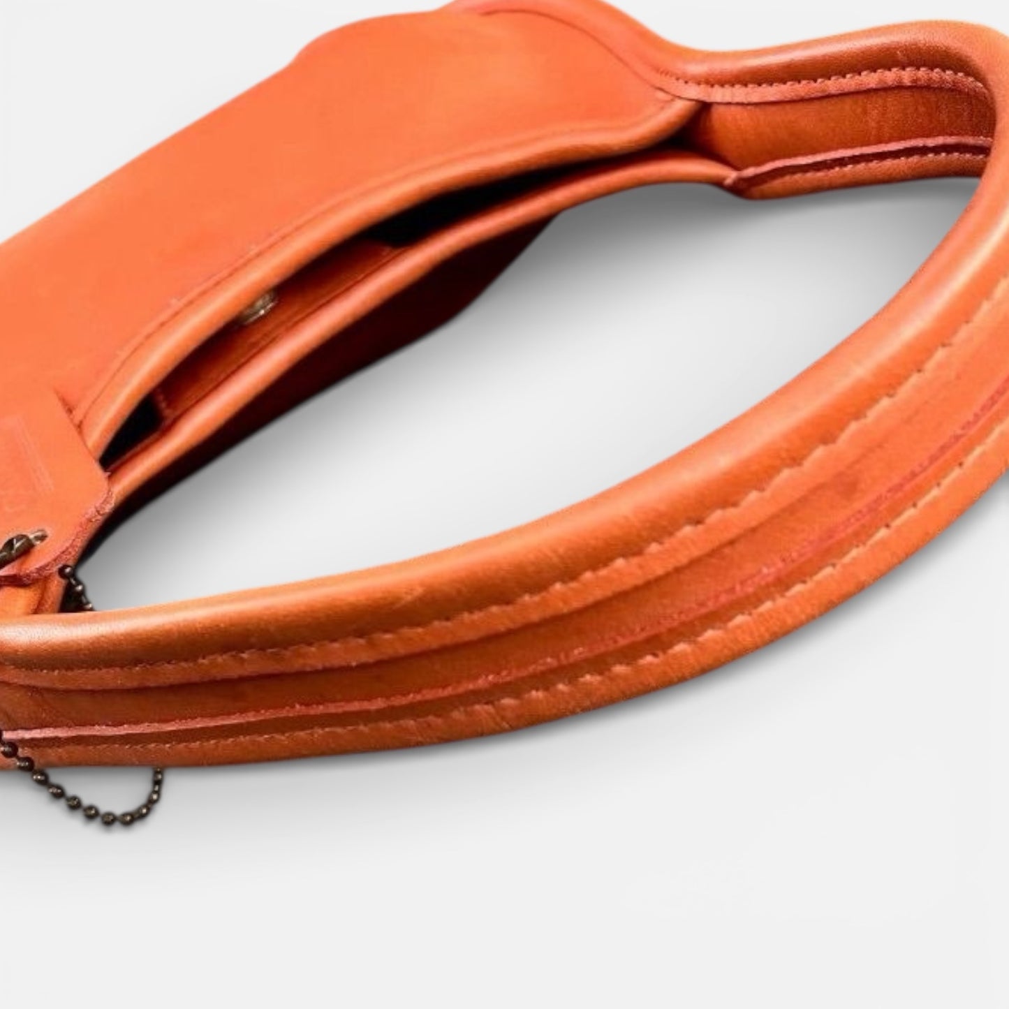Rare 90s Vintage Old Coach Ergo Mini Satchel – Made in USA (Tangerine)