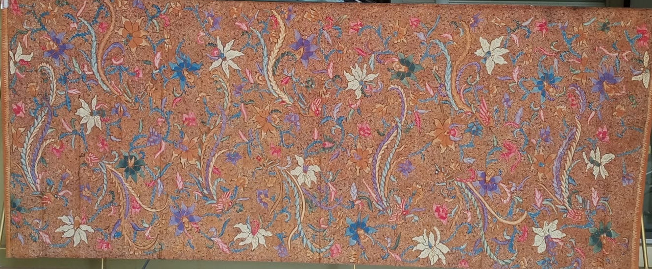 Vintage Batik Tulis Kudus Buketan Lily Flower