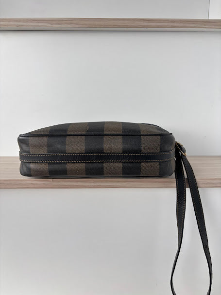 Vintage Fendi Pequin Stripe Crossbody Bag