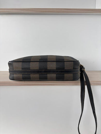 Vintage Fendi Pequin Stripe Crossbody Bag