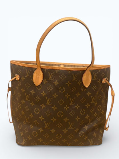 L O U I S V U I T T O N Monogram Neverfull MM Tote Bag Made in France Unused