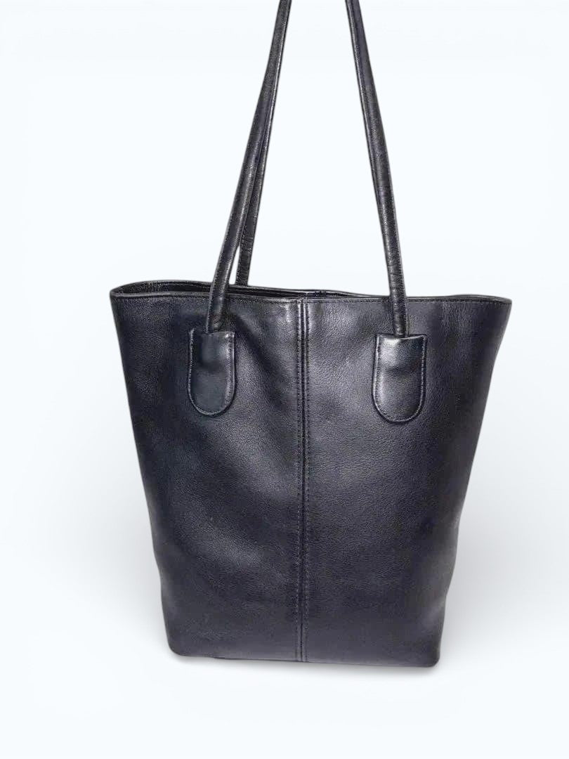 C O A C H Vintage 4068 Leather Tote Bag Black USA Made 1995