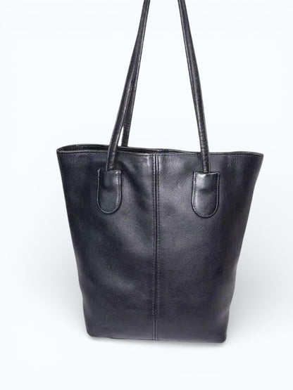 C O A C H Vintage 4068 Leather Tote Bag Black USA Made 1995