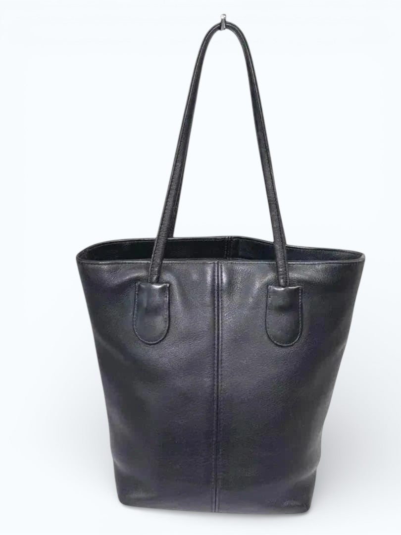 C O A C H Vintage 4068 Leather Tote Bag Black USA Made 1995